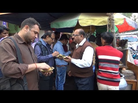 Indian Kachori Lover People | One Piece 4 rs Only | Street Food Kolkata Besides Bankshall Court