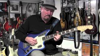 Video thumbnail for 2012 Fender Jaguar 50th Anniversary Guitar Demo by drowninginguitars