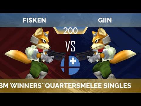 RogaSmash 200: SSBM Winners Quarters – Fisken (Fox) vs Giin (Fox)