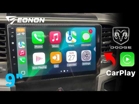Eonon Android Car Stereo Installation Guide (Wireless CarPlay) 2013-2018 Dodge RAM 1500 2500 3500