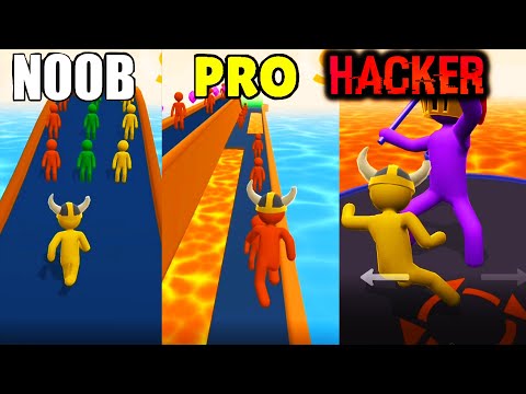 Giant Rush! #5 Noob vs Pro vs Hacker ​- All Levels Gameplay Android, ios