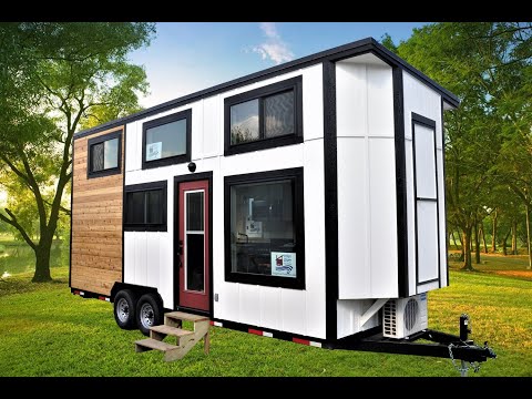 218 sq. ft. Tiny Home with a Full Size Soaking Tub & Stand-Up Loft