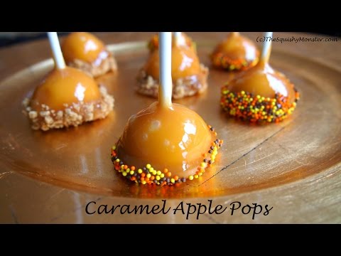 How to Make Caramel Apple Pops + Get It To Stick!