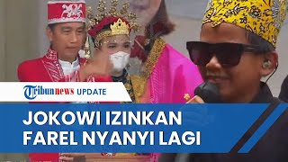 Momen Jokowi Izinkan Farel Nyanyikan Lagu Lagi, Para Menteri Termasuk Prabowo Sampai Turun Berjoget