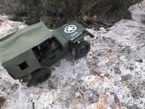 RC Car - JJRC Q65 - Jeep Willys - Crawling near the cliff in Sardinia