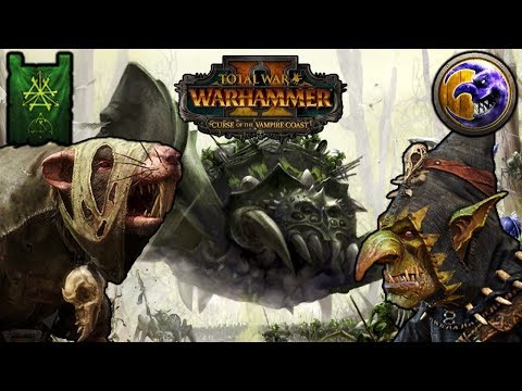 QUEEN MOTHER SPIDER and the WHEELS OF DOOM - Crazy Goblins vs. Skaven - Total War Warhammer 2