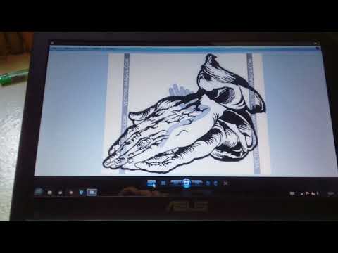 Как быстро нарисовать рисунок под резьбу.How to quickly draw a thread pattern.