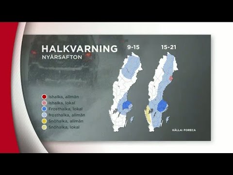 Så blir nyårsvädret - se upp! - Nyheterna (TV4)