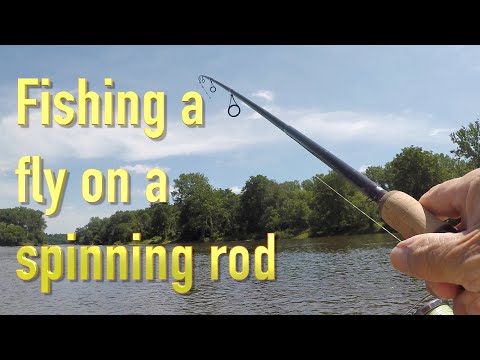 Using a Spinning Rod to Catch Bass on a Fly