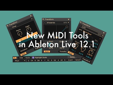 New MIDI Tools in Ableton Live 12.1