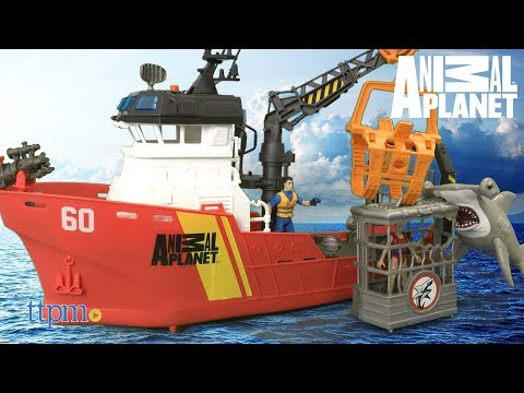 animal planet shark research playset