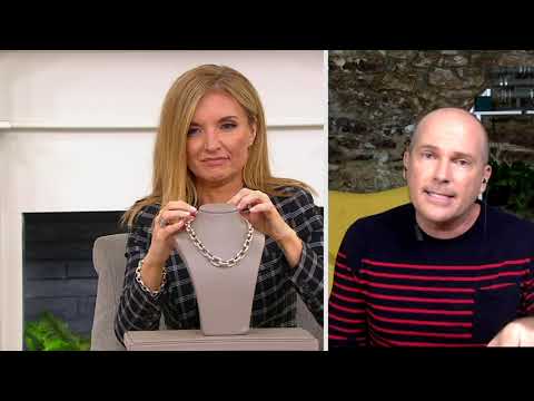 JAI Sterling Silver Bold Status Link Necklace, 71.7g-77.7g on QVC
