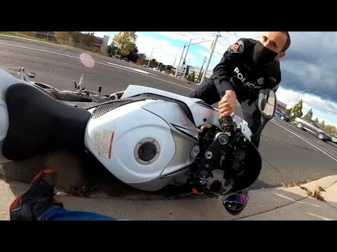 "Police Brutality Caught on Camera: Thrown Off Motorcycle for No Reason"