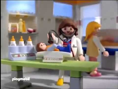 ▶ Playmobil - Großes Krankenhaus Mit Einrichtung - 4404