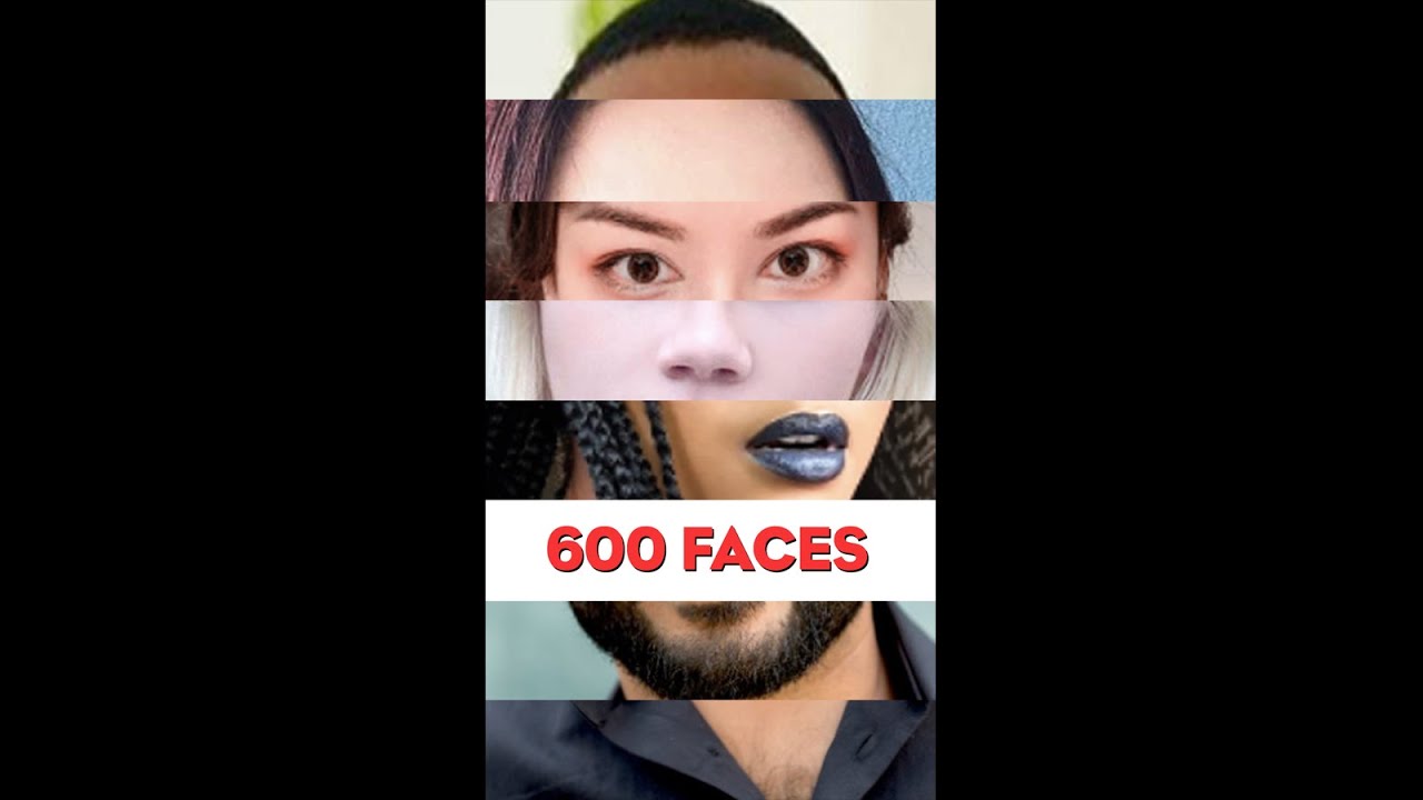 600 FACES FROM THE INTERNET: Maybe Yours??  #shorts cuts