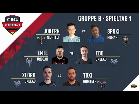 ESL Meisterschaft 2020 - Warcraft 3 - Season 1 - Gruppe B - Spieltag #1