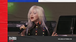 Cyndi Lauper – True Colors (Live with Jon Batiste and Stay Human Band in NYC) | Global Citizen Live