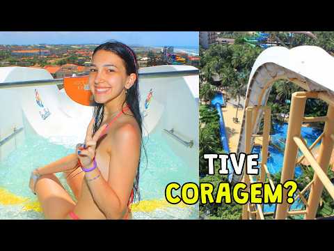 I WAS CHALLENGED TO GO ON THIS INSANE WATER SLIDE!! A Whole Day With Me on Vacation Trip