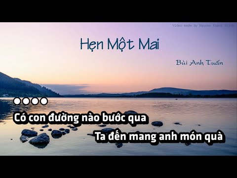 [KARAOKE TONE NỮ THẤP] Hẹn Một Mai | Bùi Anh Tuấn | In The Moon Light