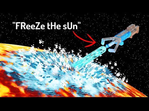 What Happens If We Freeze The Sun? - simulated by Minecraft