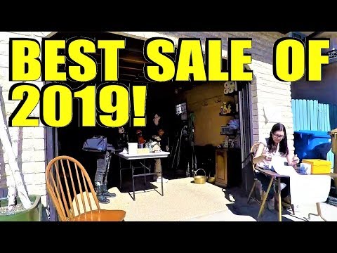 Ep148: YOU WON'T BELIEVE THESE GARAGE SALE FINDS!!! - COME WITH US to another AMAZING garage sale!!