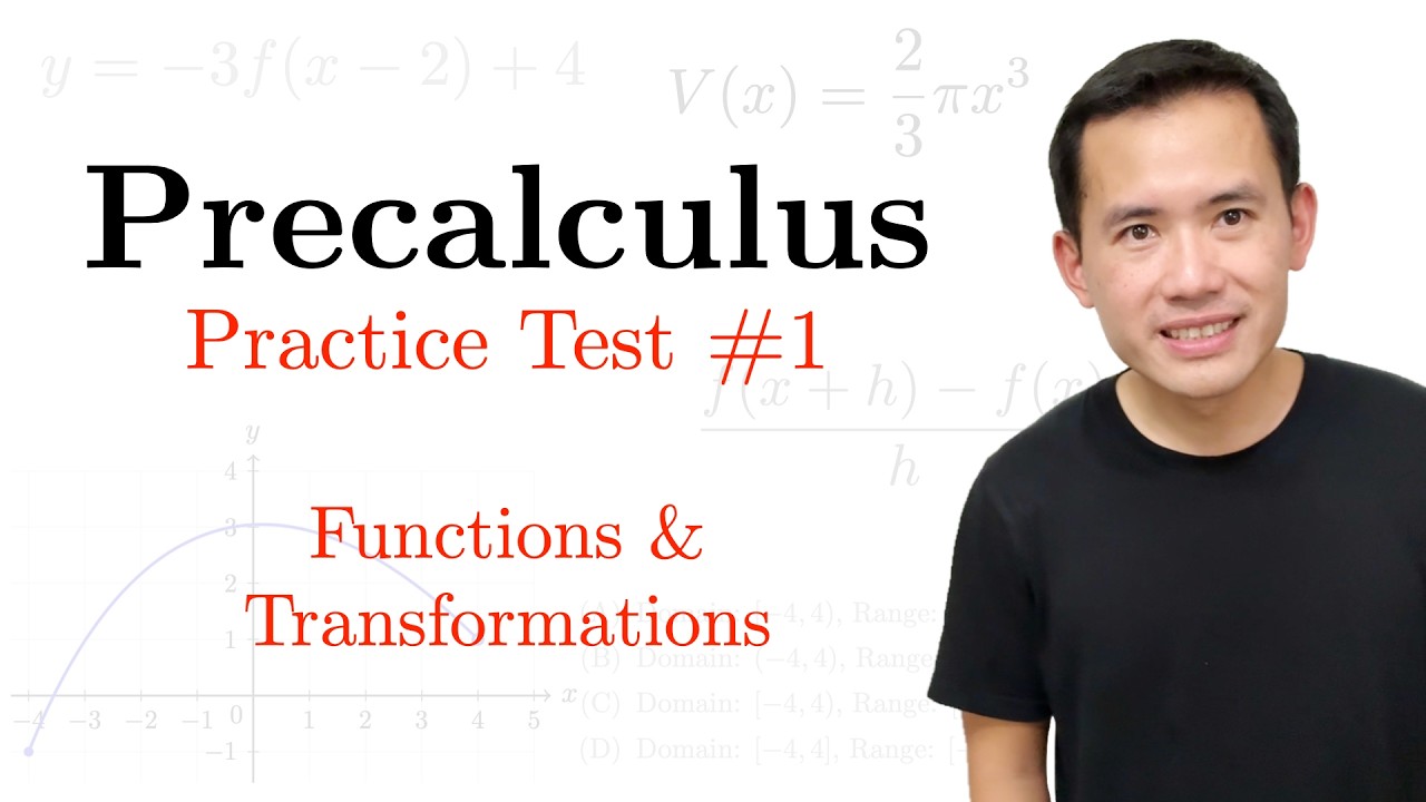 Precalculus Practice Test#1: Functions & Transformations