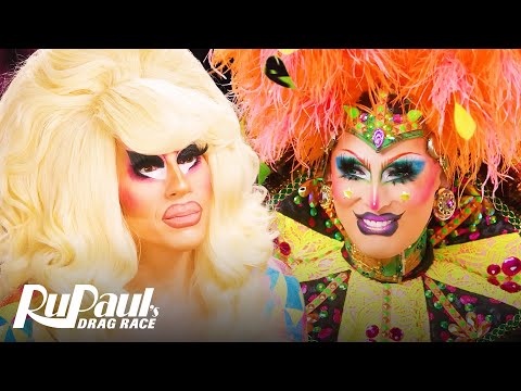 The Pit Stop S16 E06 🏁 Trixie Mattel & Crystal Methyd Are Dolls! | RuPaul’s Drag Race S16