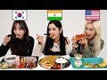 INDIA VS KOREA VS AMERICA People Try Each Other S School Lunch Swap School Lunch FT X IN