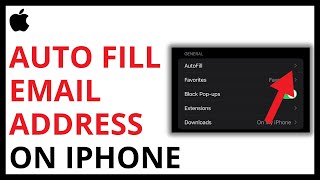 How to Auto Fill Email Address on iPhone [QUICK GUIDE]