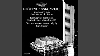 Gesänge an die Sonne: 2. Preis dir, die du dorten heraufstrahlst (Live)