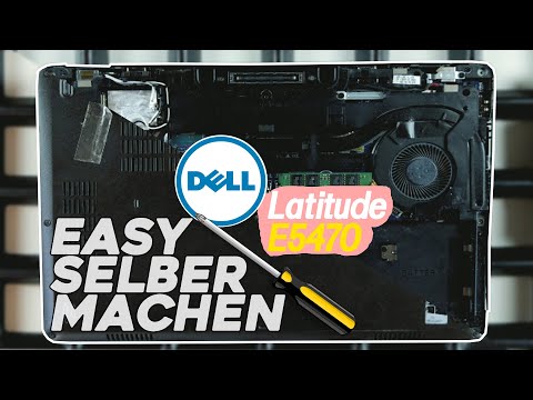 Dell Latitude 14 E5470 von Innen - RAM, SSD, Akku, Lüfter wechseln - Tutorial