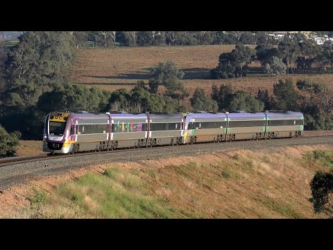 Sunday Fast 4 Trains - Bacchus Marsh and The Bull Farm Curves V/Line Pacific National
