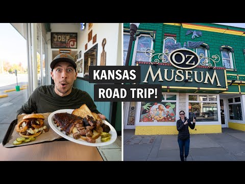 Road trip through KANSAS (Our 42nd state!) | Kansas City BBQ, unique sights, Wichita, & MORE!