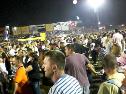 Leto 2010, Guča - kolo na stadionu