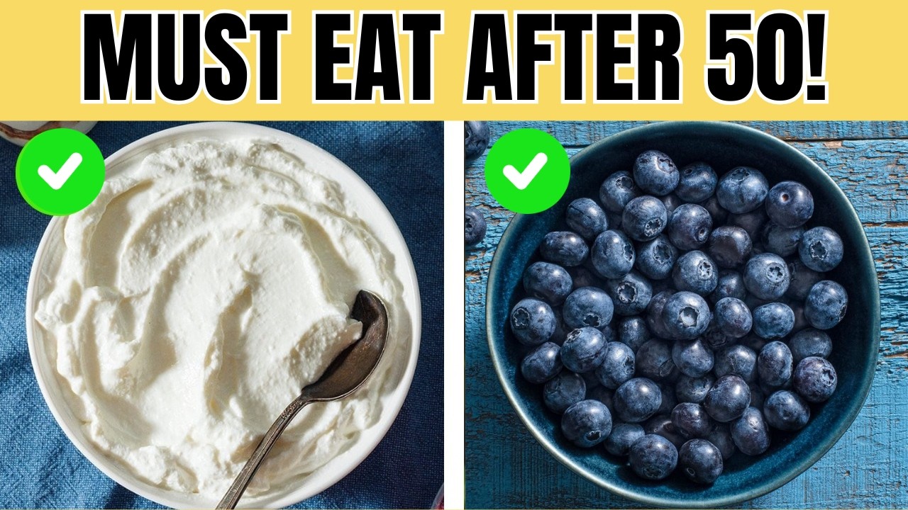 Top 10 Foods You Must Eat After 50 (Anti-Aging Benefits!)