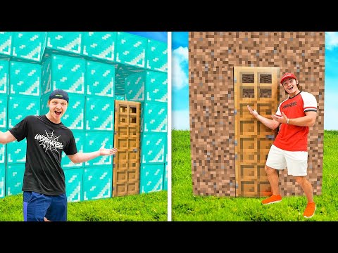 I Hosted A $10,000 Minecraft Build Battle in Real Life!