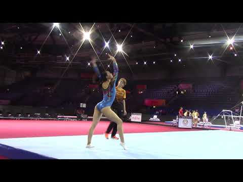 Sanne Wevers NED BB podium training   2019 World Championships in Stuttgart