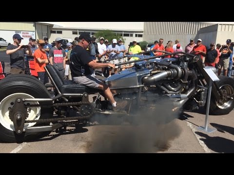 Mad Max Style Custom Giant Motorcycle