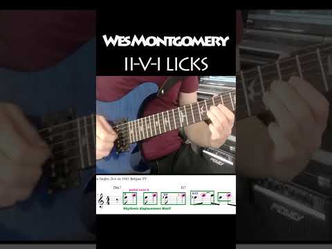 2 Classy 251 Licks by the Great Wes Montgomery music theory breakdown