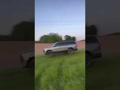 2023 Escalade V can fly 😳 #fyp #car #review #cadillac #escalade #v #suv #fast