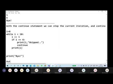 B13 Python Part8 While Loop Breakcontinue Pass And Else