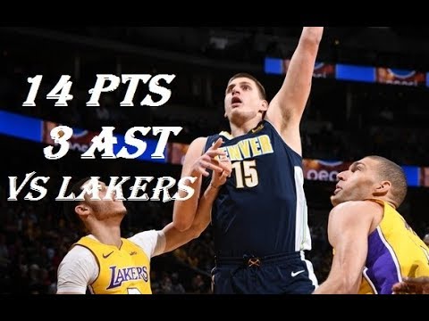Nikola Jokic 14 Pts 3 Ast Denver Nuggets vs. LA Lakers 124  107 NBA Preseason