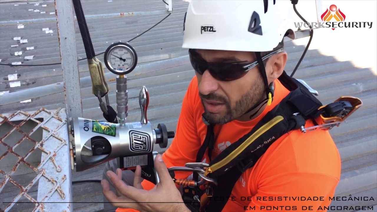 Teste Resistividade Ancoragem - NR 18_NR 35