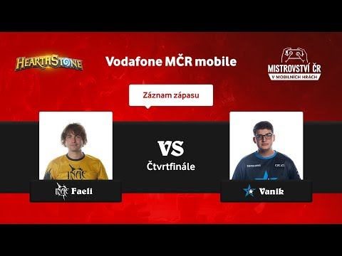 MČR 2018 | Čtvrtfinále: Faeli vs. Vanik | Hearthstone