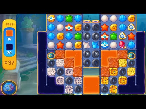 Fishdom Level 3582 Only 2 Steps to Finish 😎