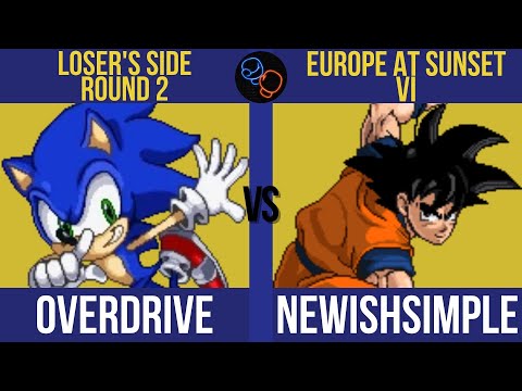 EU At Sunset VI Loser's: Overdrive (Sonic) vs. NewishSimple (Goku) - SSF2 Tournament