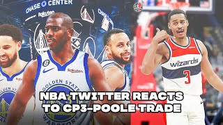 NBA Twitter reacts to CP3-Poole trade 😂