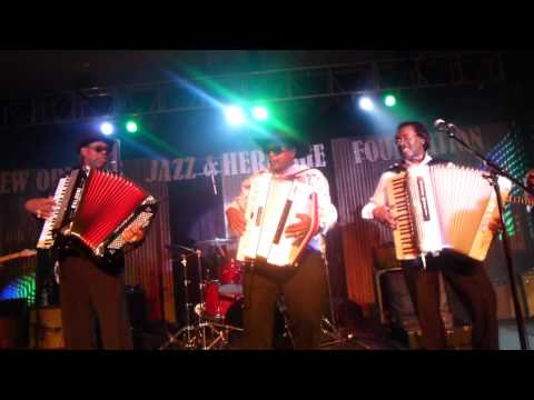 Buckwheat Zydeco at the Jazz Fest Gala 2014 04-24-2014 #3