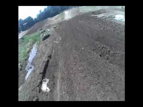 Podium1 helmetcam crash