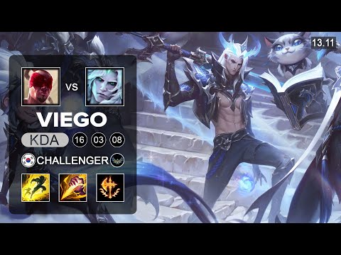 Viego vs Lee Sin Jungle - KR Challenger - Patch 13.11 Season 13